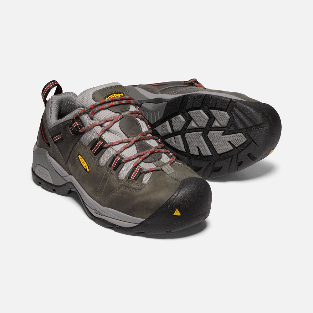 Keen Arbetsskor Herr Mörk Grå - Detroit Xt Internal Met (Steel Toe) - 629741RGH